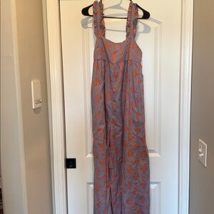 Free people wide leg romper